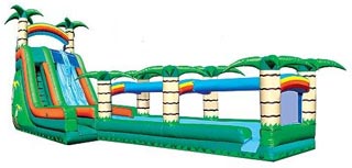 Extreme Obstacle Course with Slide (80' x 15')